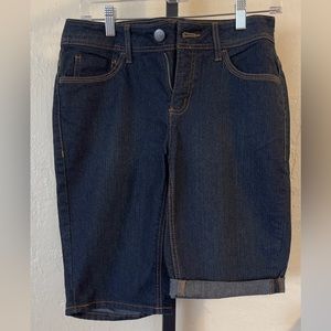 Faded Glory NWOT‎ Bermuda Jean Shorts size 8